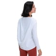 thumbnail image 2 of Ropa de entrenamiento fitness y yoga para mujer, sencilla, transpirable, de doble cara, holgada, de manga larga, ajustada y color nude, 2 of 3