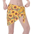 thumbnail image 2 of Bingfone Colorful Bohemian Sunflower Women's Sarong Swimsuit Cover Ups Bathing Suit Coverups Chiffon Beach Wrap Skirts, 2 of 6