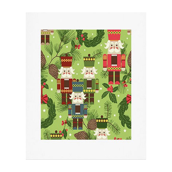 Society6 Sabine Reinhart Nutcracker Gang 8" x 10" Art Print