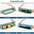 thumbnail image 6 of CFIOZYOS Collapsible Colander Kitchen Extendable Strainer Fruits Vegetables Noodle Pasta Food Drain Basket Space-Saver Portable Drainer Over Sink (1, 3#Grey), 6 of 13