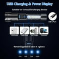 thumbnail image 4 of Sogidon Rechargeable Flashlights High Lumens LED Hanheld Flash Light with 7 Modes and Side Light, Black, 2 Pack, 4 of 6