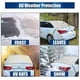 thumbnail image 3 of Car Rear Windshield Snow Cover Rear Windscreen Snow Cover All Weather Car Windshield Cover Sun Shade Protector Fits Most Cars, 3 of 5