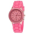 thumbnail image 2 of Resicozy Women Men Ladies Fashion Silicone Quartz Watch Casual Unisex Wrist Watch Hot Pink, 2 of 3