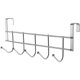 thumbnail image 1 of Perchero de acero inoxidable para puerta, colgador de ropa con 5 ganchos, 1 of 5