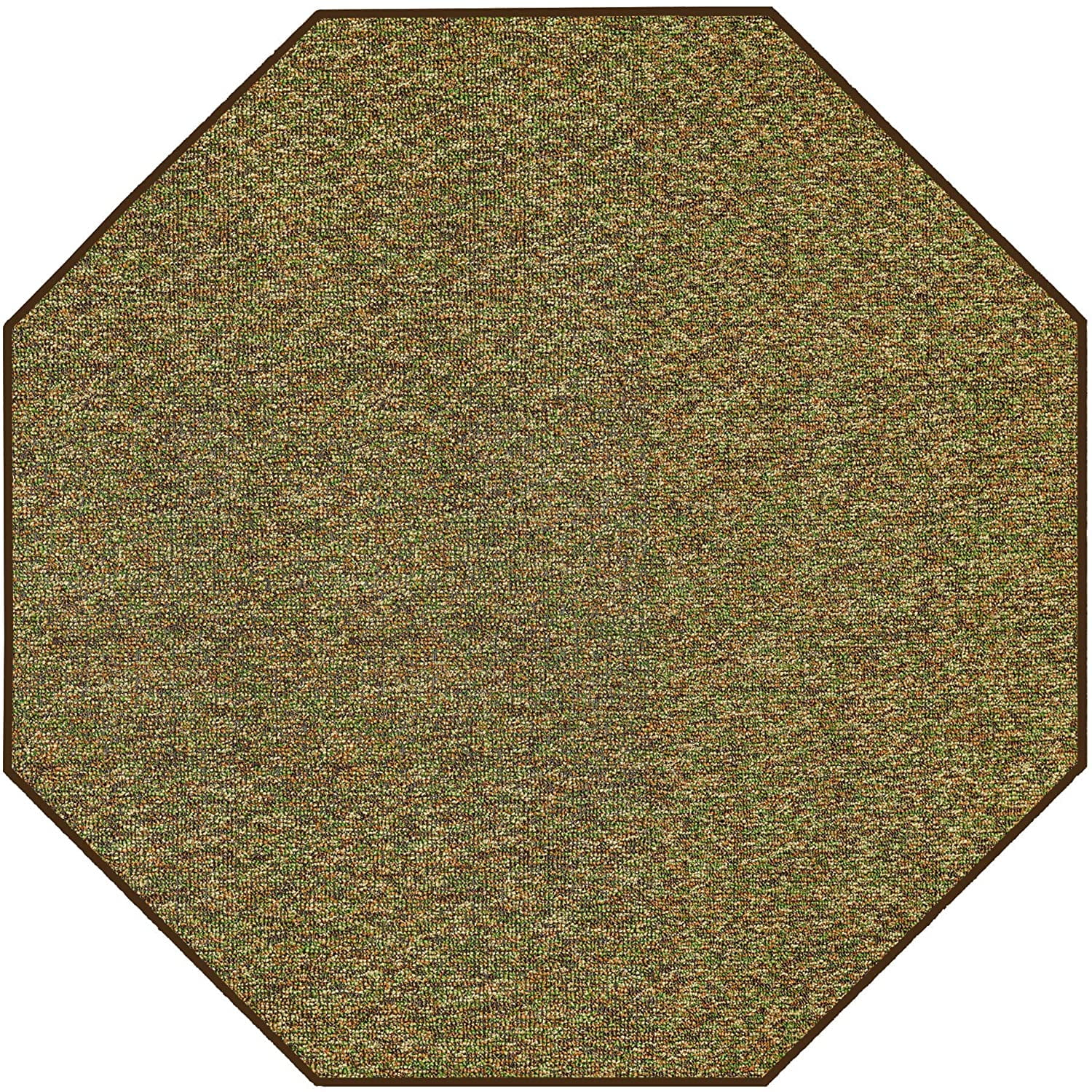 Furnish My Place Loop Floor Rug - 10 ft., Octagon, Camo Green ...