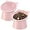 Pink, variant on Zhehao 2 Pieces Plastic Raised Bowl Tilted 15 Degrees Elevated Cat Food and Water Bowls Set Anti Vomit Dog Kitten Food Dishes Pet for Cats and Small Dogs (Black)