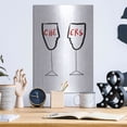 thumbnail image 6 of Luxe Metal Art 'Cheers' by Cesare Bellassai, Metal Wall Art, 12"x16", 6 of 9