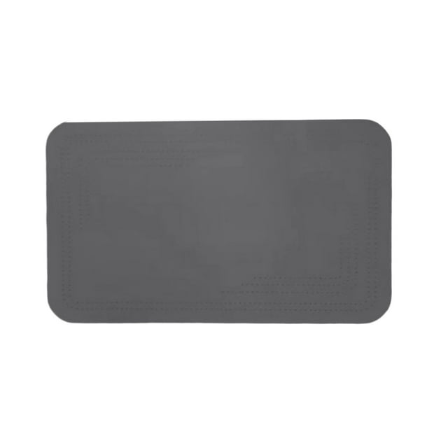 Grey Car Armrest Pad Universal Leather Center Console Cushion Cover Non-Slip Elbow Support Pad For Cars 12.6X12.6 Inches Lightweight Comfortable Driving Accessories 300G