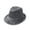 Dark Gray, variant on SRZYMJ Men's Mesh Fedora Hat Summer Breathable Straw Trilby Homburg Hat Short Brim Jazz Derby Cap Women Foldable Panama Gatsby Hat