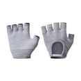 thumbnail image 3 of Guantes de yoga para mujer, guantes de gimnasio para yoga, levantamiento de pesas, conducción y deportes. Gris, 3 of 9