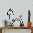 thumbnail image 2 of Handmadetneonsign English Bull Terrier Dog Metal Desk, Dog Metal Table Sign, Dog Metal Wire Decor 038914, 2 of 5