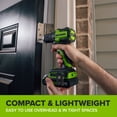 thumbnail image 4 of Greenworks PowerAll 24V 400 in-lb Drill Driver with (1) 2.0 Ah USB-C Battery, 30W USB-C Charger Block, 3' 100W USB-C Cable, Belt Clip, and Bit, 4 of 18