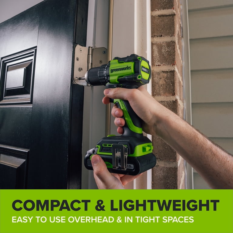 Greenworks PowerAll 24V Drill Driver, 400 in-lb photo 3