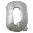 thumbnail image 6 of 20" Metal Letter "Q" , Silver with Rusted Edges by SciencePurchase, 6 of 6