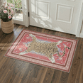 thumbnail image 4 of GENIMO 5'x7' Area Rug for Living Room, Washable Non Slip Soft Animal Print Rug for Bedroom Dining Room Home Office, Dusty Red, 4 of 6