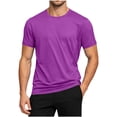 thumbnail image 6 of Cmfcve Plus Size Men's Dry Fit Tops Moisture Wicking Athletic T Shirt Short Sleeve Workout Running Shirts Crew Neck Basic Summer Tee, 6 of 7