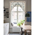 thumbnail image 4 of Farmhouse Boho Swag Valances for Windows, Small Curtains Drapes, Vintage Farmhouse Bohemia Pattern Art Kitchen Window Curtains Over Sink Window Treatment Valance for Bedroom/Bathroom 56"x36", 4 of 5