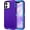 Purple/Teal, variant on Petocase for iPhone 11 Case,hockproof Dust/Drop Proof 3-Layer Protection [Without Screen Protector] Rugged Heavy Duty Cover Case for iPhone 11 6.1-inch,Purple & Teal