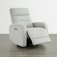 thumbnail image 4 of Spruce & SpringPower Swivel Glider Recliner with USB Charging for Home Theater, Gray, 4 of 5