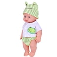 thumbnail image 2 of Muñeca recién nacida, muñeca de bebé de vinilo de alta simulación con ropa, muñeca, rendimiento lleno de energía, 2 of 11