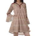 thumbnail image 3 of Moomaya Embroidered Sexy Dresses Women Summer Boho Beach Dresses Women, 3 of 6