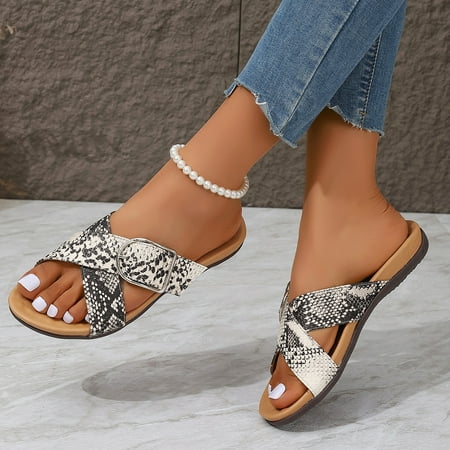

SHYUU Dressy Sandals for women mid heel Womens House Slippers Womens Sandals outdoor open toe women sandals