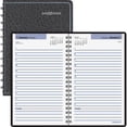 thumbnail image 2 of DayMinder Daily Appointment Book with Hourly Appointments, 8 x 4 7/8, Black, 2017, 2 of 5