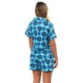 thumbnail image 6 of Disney Stitch Pajamas Women's Plaid All-Over Design Notch Collar Sleep Set, 6 of 6