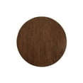 thumbnail image 3 of Homestock Artistic Accomplishment Antique Round Dining Table Made Of Sturdy Wood, Round Table Top With Clean Finish, Ideal For Small Dining Areas, Modern Compact Dining Table-Color:Walnut and Linen Wh, 3 of 4