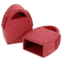 Masteelf 2 Pcs Anti-Slip Ladder Protective Covers Rubber Telescoping Ladders Feet Caps For Safety Folding Ladder Top Caps Ladder Parts