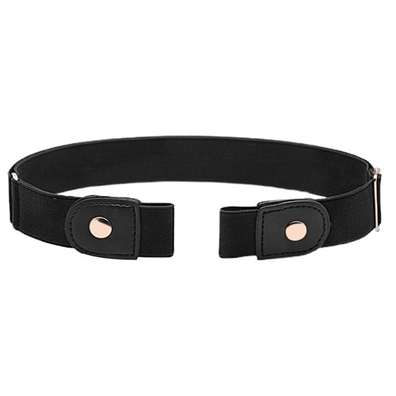Women/Men No Buckle Belt, Stretch Comfortable Adjustable Waist Belt for Jeans 1Pc