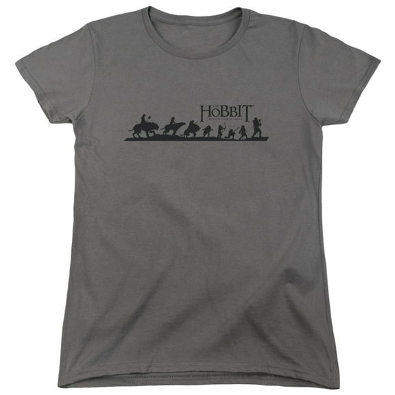 Hobbit Marching S/S Women's T-Shirt Charcoal
