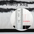 thumbnail image 3 of BERTHMEER 8'x10' Large Checkered Shag Area Rug for Living Room, Modern Black and White Ultra Non-Slip Large Soft Indoor Fluffy Rugs for Bedroom Carpet Home Dorm Aesthetic Decor, Black&White, 3 of 6