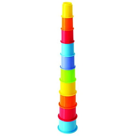 PlayGo Baby Stacking Cups Educational Toddler Toys 10 Pieces Top