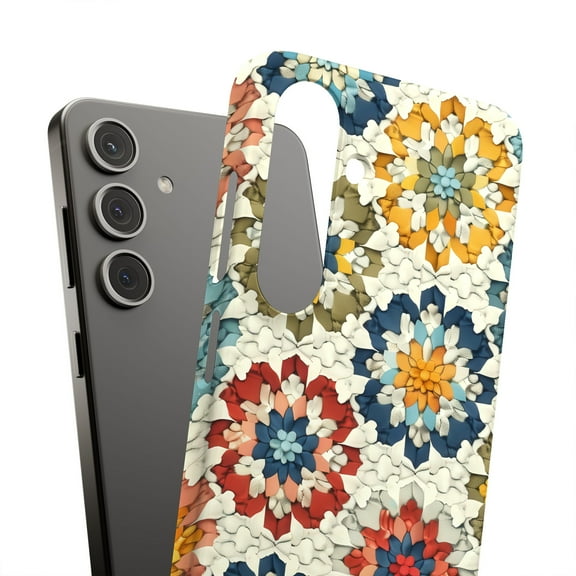 For Samsung Galaxy S21, Hard Shell, Granny Quilt 2 Print, USA