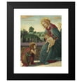 thumbnail image 2 of Sandro Botticelli 20x24 Black Modern Framed Museum Art Print Titled - Madonna and Child with Young Saint John the Baptist, 2 of 5