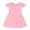 Pink, variant on Hiijoy Toddler Girls Summer Casual Dress Solid Color Flutter Sleeves Dress, Sizes 3-10