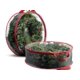 thumbnail image 1 of Bolsa de almacenamiento de corona navideña de PVC, bolsa de almacenamiento para anillos navideños, bolsa de almacenamiento para colgar, 1 of 5