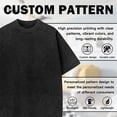 thumbnail image 2 of Men's Oversized T-Shirt Cotton Vintage Acid Washed Tee Casual Streetwear Top Summer Baggy Boyfriend Style Shirt, 2 of 6