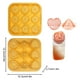 thumbnail image 2 of Fiudx Molde de Hielo Rose, Bandeja Flexible de Silicona de 9 Cavidades, Diseño de Fácil Liberación para Cubitos de Hielo, Apto para Lavavajillas para Una Limpieza Rápida, Perfecto para Cócteles y Caf, 2 of 5