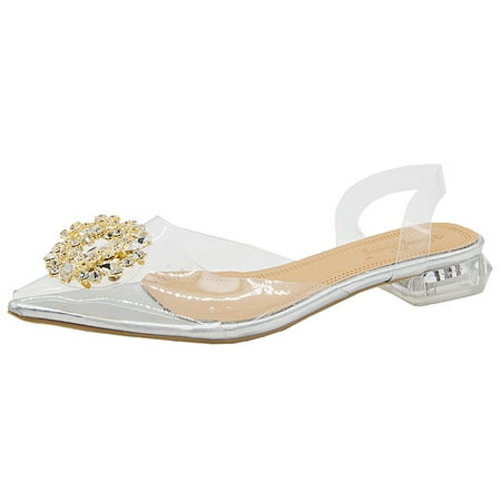 

Women s Ladies Square Heel Slippers Casual Shoes Beach Sandals