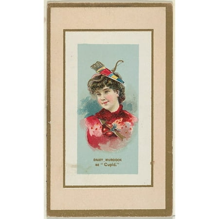 Daisy Murdoch as Cupid from the Fancy Dress Ball Costumes series (N107) to promote Honest Long Cut Tobacco manufactured by W Duke Sons & Co Poster Print (18 x 24)