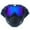 Blue, variant on Ski Mask with Removable Antifog Goggles - Cold Weather Face Protection, UV400 Lens & Helmet-Compatible Design for Snowboarding/Skiing