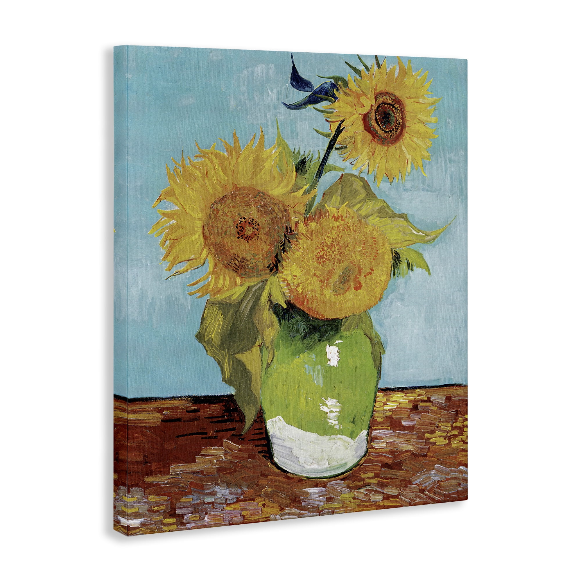 Stupell Industries Van Gogh Sunflowers Botanical & Floral Painting Gallery Wrapped Canvas Art Print Wall Art, 24 x 30