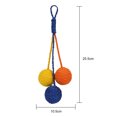 thumbnail image 3 of Rope Ball Cat Toy Squeaky Sisal Teeth Cleaning Cat Chew Toy Cat Wand Refill, 3 of 10