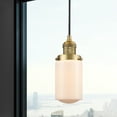 thumbnail image 3 of Innovations Lighting 201C-SN-G314 Dover 5" Wide Mini Cord Hung Pendant - Nickel, 3 of 6