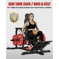 thumbnail image 2 of MITONOS Compact Leg Sled Machine, 30-Degree Adjustable Angles Leg Press Machine for Home Gym, Compact Hack Squat Machine with Removable Shoulder Pad, Lower Body Workout Equipment, 2 of 10