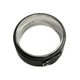 thumbnail image 3 of Men's Bar & Shield Black Steel Band Ring HSR0001, Harley Davidson, 3 of 4