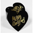 thumbnail image 2 of Inkdotpot Merry Christmas Bottle Tag Real Gold Foil Favor Hang Tag 50 Pack, 2 of 8
