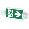 thumbnail image 1 of Qllite Running Man Exit Sign LED Emergency Light with Battery Backup, ULC Certified, Adjustable Dual-Head Emergency Lighting Fixtures Commercial Use, 120V-347V AC Running Man Right Arrow, Double Side, 1 of 6